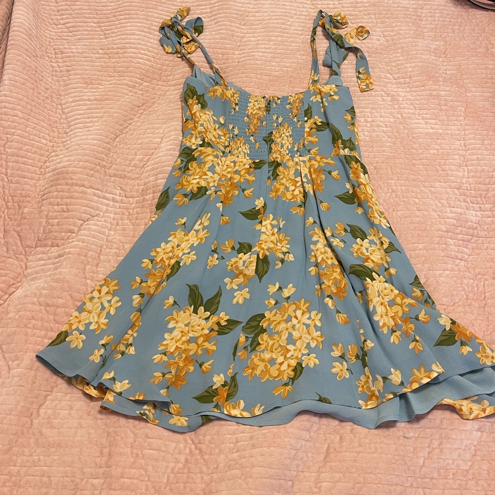 Reformation Niara Carmela Floral Print Dress NWOT - Picture 3 of 6